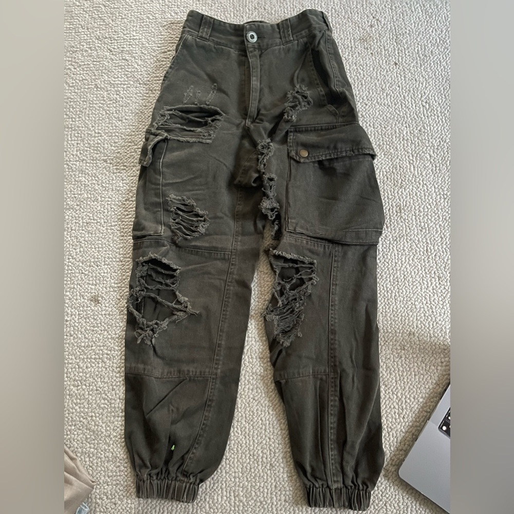 Green LF cargo pants
